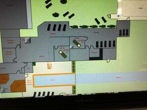 The floor plan of Le Saint Barnabe & Spa - near Guebwiller