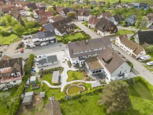 an aerial view of a residential neighbourhood with houses at Alter Hirsch in Pfalzgrafenweiler