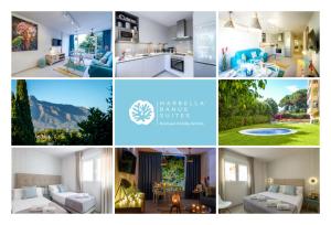 Posteľ alebo postele v izbe v ubytovaní MARBELLA BANUS SUITES - Ceibo Centro Plaza Banús Suite Apartment
