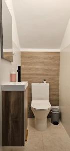 een badkamer met een toilet en een wastafel bij Rocha Dreamhouse 1 - Duplex Renovated 2024 in Portimão