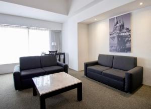 Posezení v ubytování Hotel Plaza Génova Centro