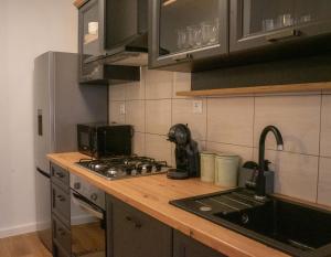 Kuchyňa alebo kuchynka v ubytovaní Apartments Bubalova Split