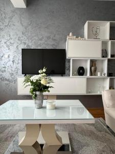 TV a/nebo společenská místnost v ubytování Bulevar Residence