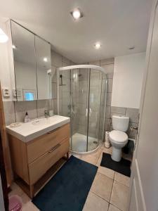 Koupelna v ubytování Le Nid - Maison accueillante avec accès donnant sur le Cher