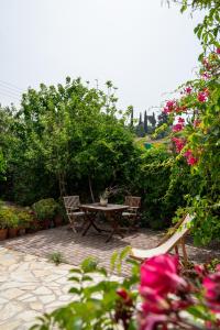 A garden outside Koukouapartments & Suites