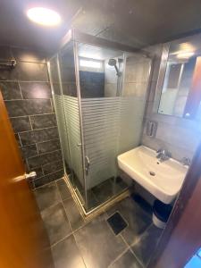 Koupelna v ubytování Dreams Suites