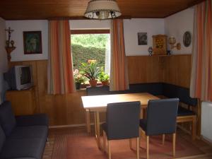 A seating area at Haus Osterrieder