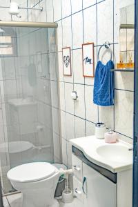 Koupelna v ubytování Casa Surya Paraty
