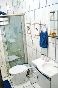 Koupelna v ubytování Casa Surya Paraty