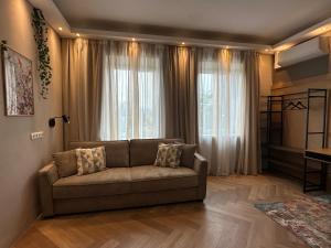 Część wypoczynkowa w obiekcie Book-A-Room Salzburg Apartment 33