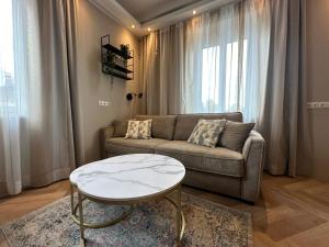 Część wypoczynkowa w obiekcie Book-A-Room Salzburg Apartment 33