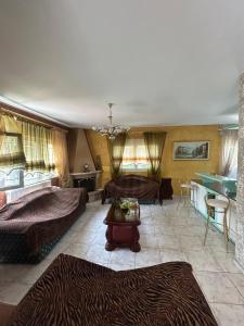 Postel nebo postele na pokoji v ubytování Villa in Ptolemaida