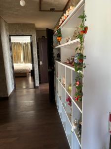 Postel nebo postele na pokoji v ubytování 湯姐家