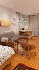 Istumisnurk majutusasutuses Mersika Beachfront Studio Near To Mersing Jetty
