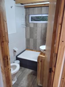 Koupelna v ubytování Tiny House de montaña
