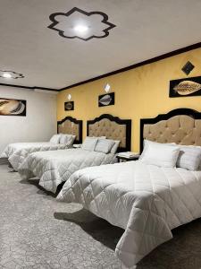 Postel nebo postele na pokoji v ubytování Hotel Peña Florencia
