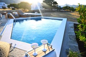 The swimming pool at or close to Villa Arades Sifnos with Private Pool
