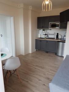 Η κουζίνα ή μικρή κουζίνα στο Capri apartament Mrzeżyno