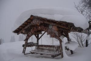 冬のKinder-Bauernhof Ederbauerの様子