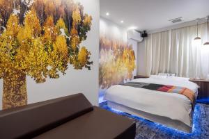 Postel nebo postele na pokoji v ubytování HOTEL MONO - Adult only