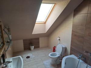 A bathroom at Privat Gazda Pension