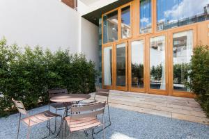 Balkón nebo terasa v ubytování Aspasios City Oasis Apartments