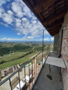 Balkón nebo terasa v ubytování Agriturismo Brusalino