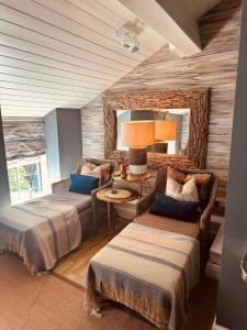 Tempat tidur dalam kamar di The Inn At Grasmere