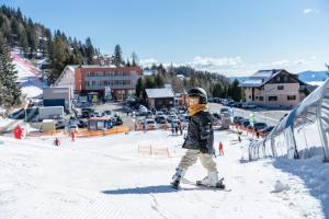 Hotel Alpengasthof Hochegger during the winter