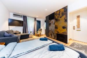 Μια τηλεόραση ή/και κέντρο ψυχαγωγίας στο Pannon Apartment