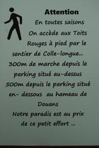 Plán poschodí v ubytovaní Les Toits Rouges - Le luxe de la simplicité au bout du sentier