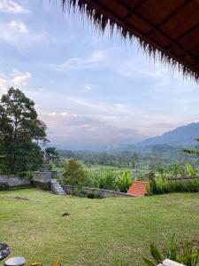 賽德曼的住宿－Lumbung ayu sari and spa，山地草场的景色