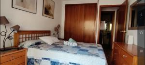 Postel nebo postele na pokoji v ubytování Apartamento Casalmar