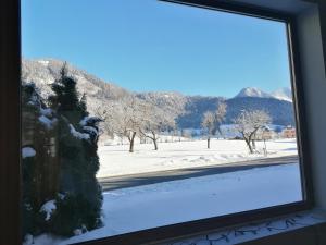 Widok na góry z tego pensjonatu