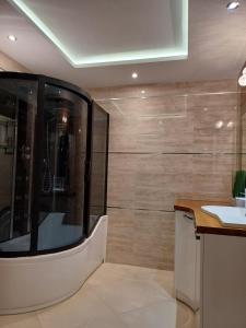 Ένα μπάνιο στο Apartament Skalny Ślichowice, blisko Targów Kielce, Faktura VAT