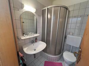 Vannituba majutusasutuses Seemüllnerhaus