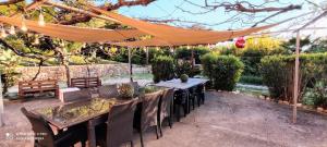 A garden outside DIMORA IL CAMALEONTE apartments in nature with pool