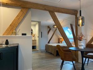 Postel nebo postele na pokoji v ubytování B&B Kuiper in Friesland