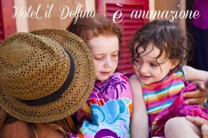 Hostia v ubytovaní Hotel il Delfino