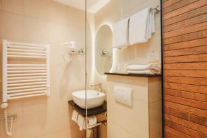 Koupelna v ubytování Hotel Montenegro
