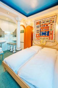Postel nebo postele na pokoji v ubytování Hotel Plankl