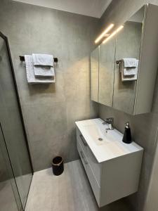 A bathroom at Apartments Petar Pan