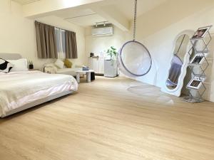 Letto o letti in una camera di Homiday