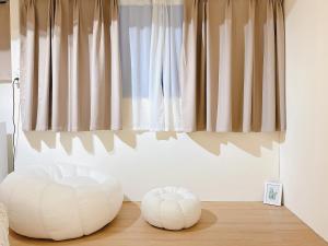 Letto o letti in una camera di Homiday