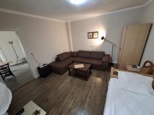 Ένα ή περισσότερα κρεβάτια σε δωμάτιο στο Belgrade waterfront square apartment