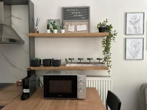 A cozinha ou kitchenette de Iris Apartment Nafpaktos
