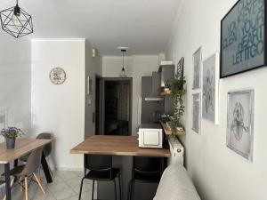 A cozinha ou kitchenette de Iris Apartment Nafpaktos