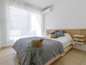 Posteľ alebo postele v izbe v ubytovaní Apartment Antinéa-4 by Interhome