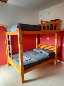 Chapada Backpackers Hostel Agência客房内的一张或多张床位