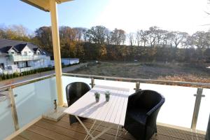 Rõdu või terrass majutusasutuses Haus Sterntaucher Whg 05 mit Balkon